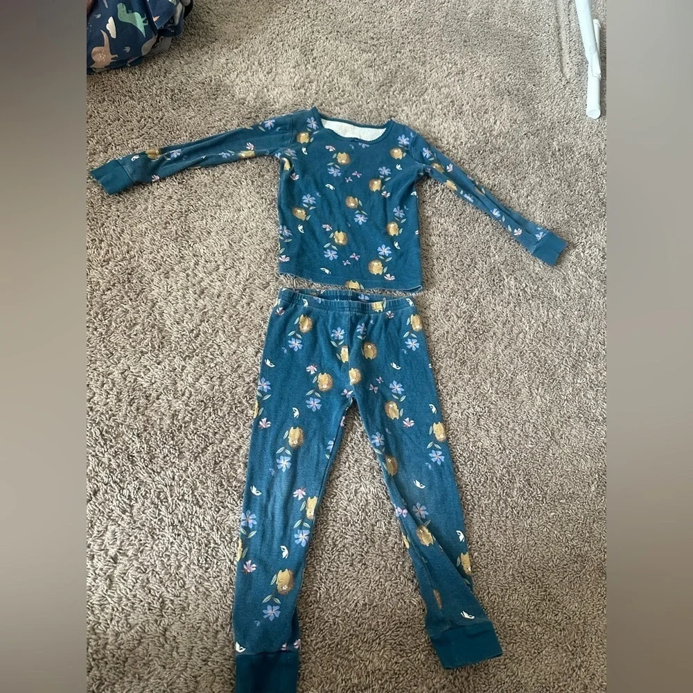 Preloved Floral Blue Kids Pajamas